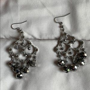 Silver earrings